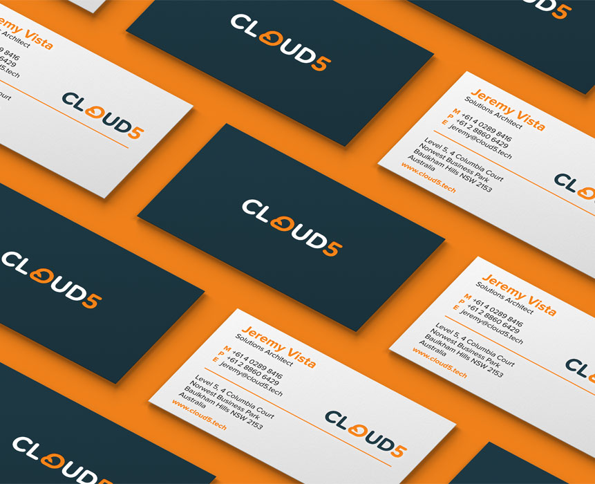 business card design for Cloud5