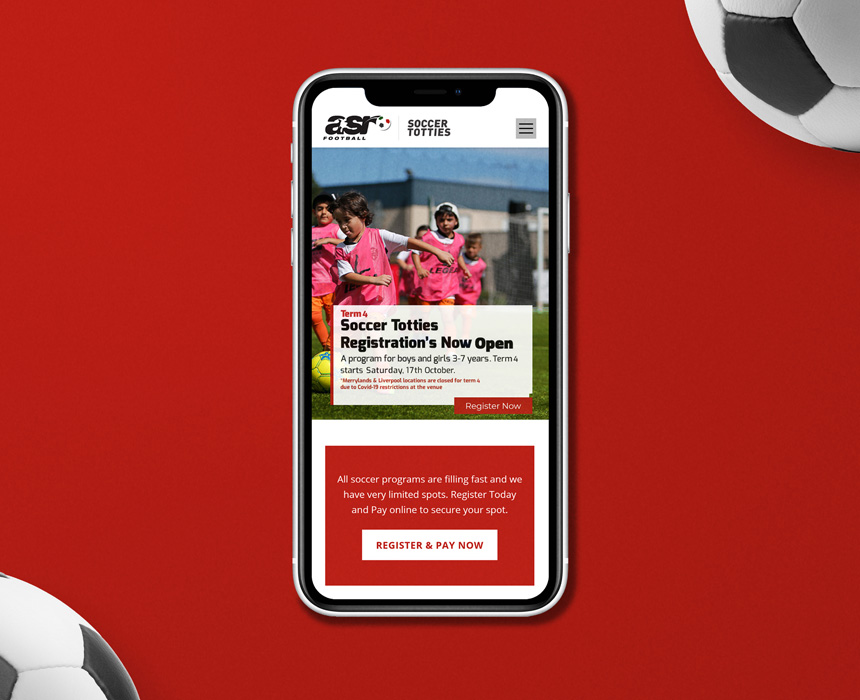 Asr football for website designing