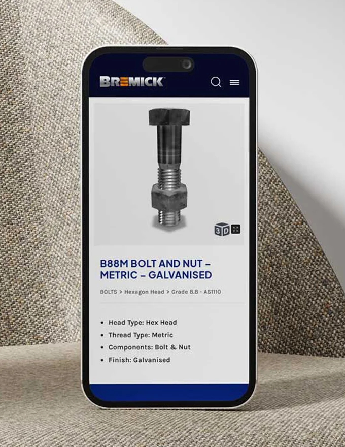 Bremick eCommerce website