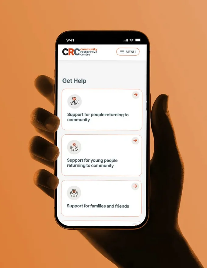 CRC UX Focused Website