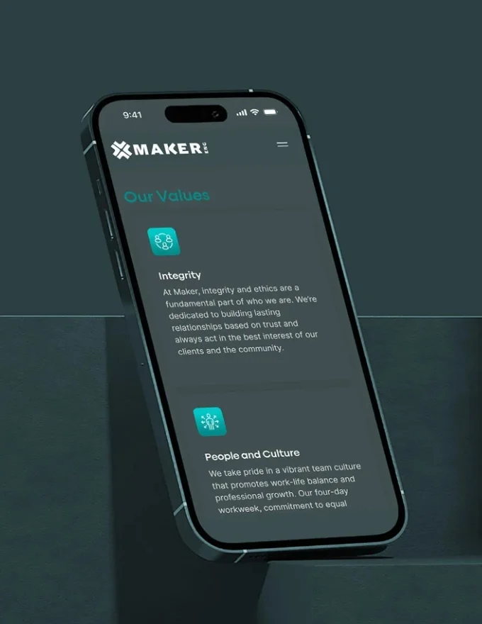Maker ENG - web design