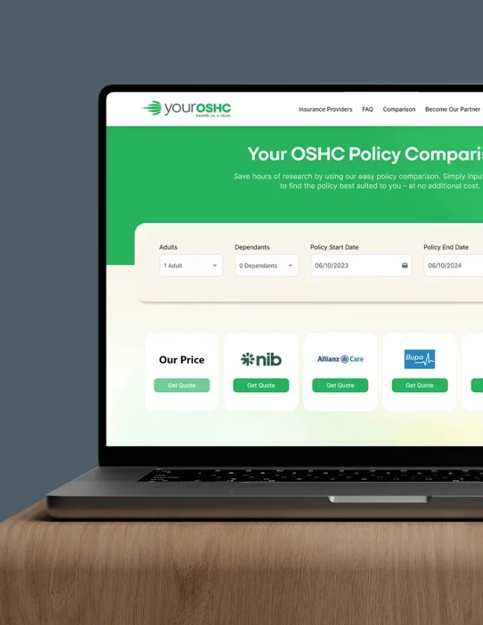 YourOSHC - custom website design