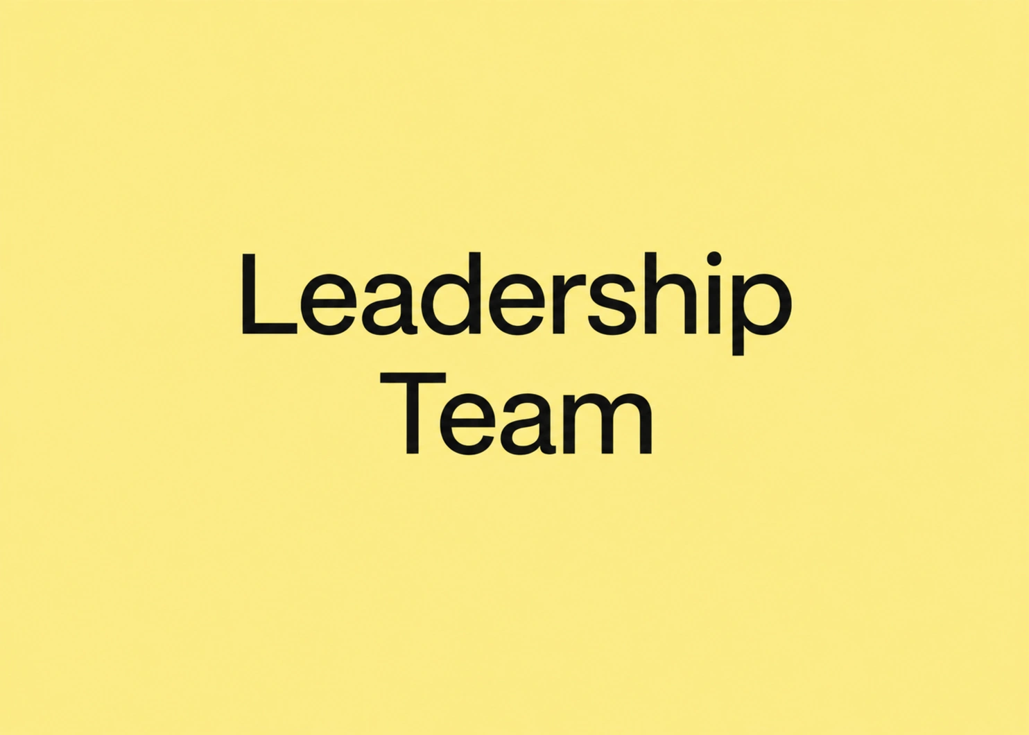 Management Team