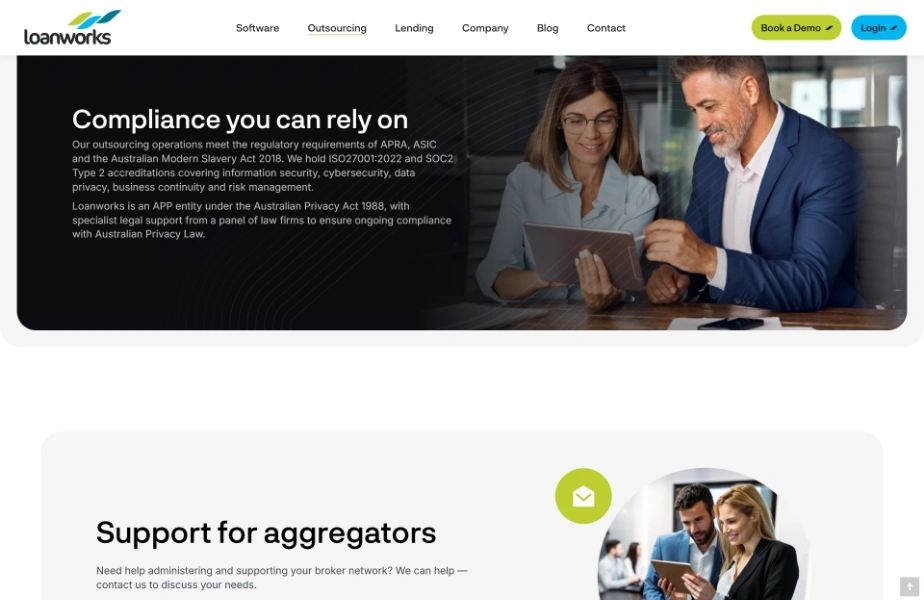 Loanworks-website