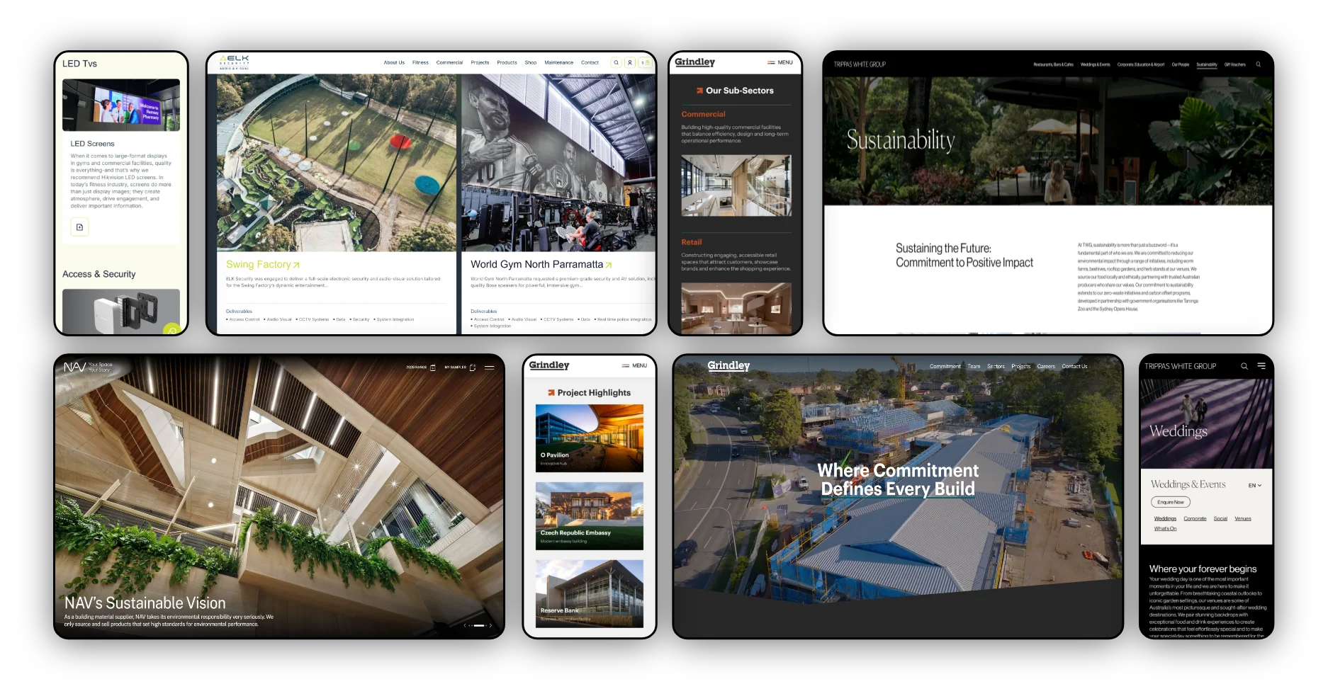 website projects by Designpluz